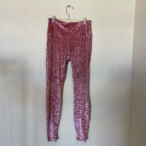 Lululemon Athletica Rose Velvet Leggings